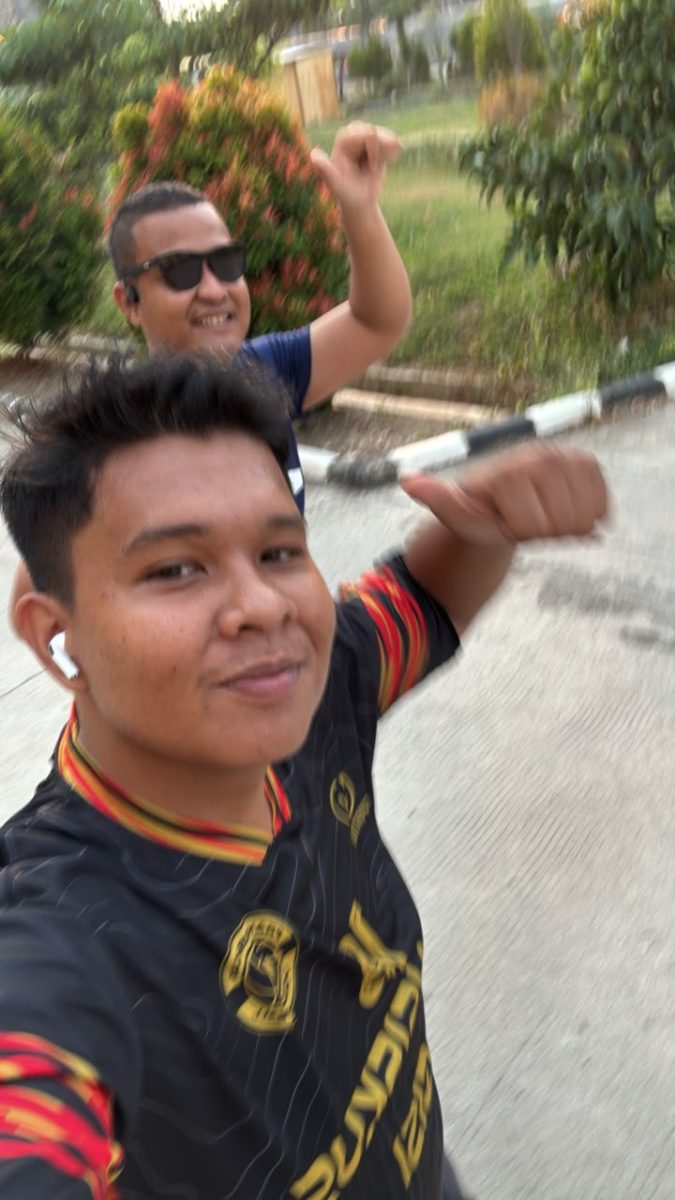 Dua Orang Kocak Warnai Aktivitas Lari Sore di UIN Raden Inten Lampung
